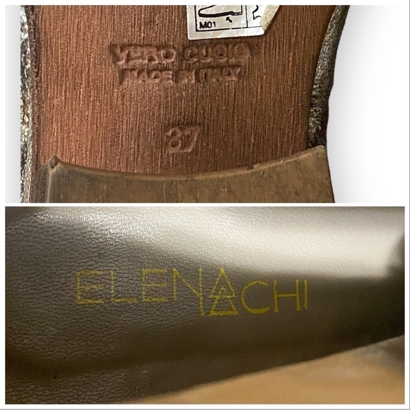 Elena Iachi Ankle boots‎ in Distressed Metallic leather, Size 37EU - Picture 8 of 14